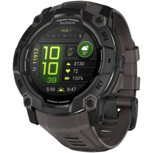Часы Garmin Instinct 3 — 50 mm AMOLED Black with Charcoal Band (010-03020-00)