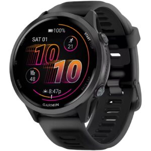 Часы Garmin Forerunner 570 — 47mm Slate Grey Aluminium with Translucent Black/Black Band