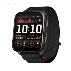 Часы Garmin Venu X1 Black with Slate Titanium Caseback and Black Comfort Fit Nylon Band