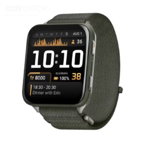 Часы Garmin Venu X1 Moss with Titanium Caseback and Moss ComfortFit Nylon Band