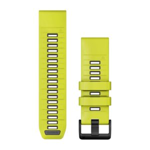 Ремешок Garmin Quickfit 26mm Amp Yellow/Graphite Silicone (010-13393-08)