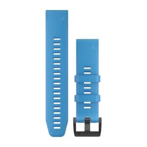 Ремешок Garmin Quickfit 22mm Cyan Blue Silicone (010-12740-03)