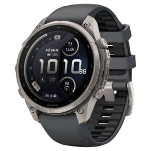 Часы Garmin Fenix 9 Pro 47 мм AMOLED inReach Titanium Graphite / Black (010-04336-21)